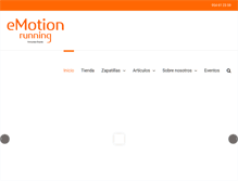 Tablet Screenshot of emotionrunning.com